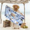 Bluey's Colorful Friends Personalized Name Beach Towel Soft Durable Quick-Dry Suitable for Swimming Gym Camping Yoga Vacation