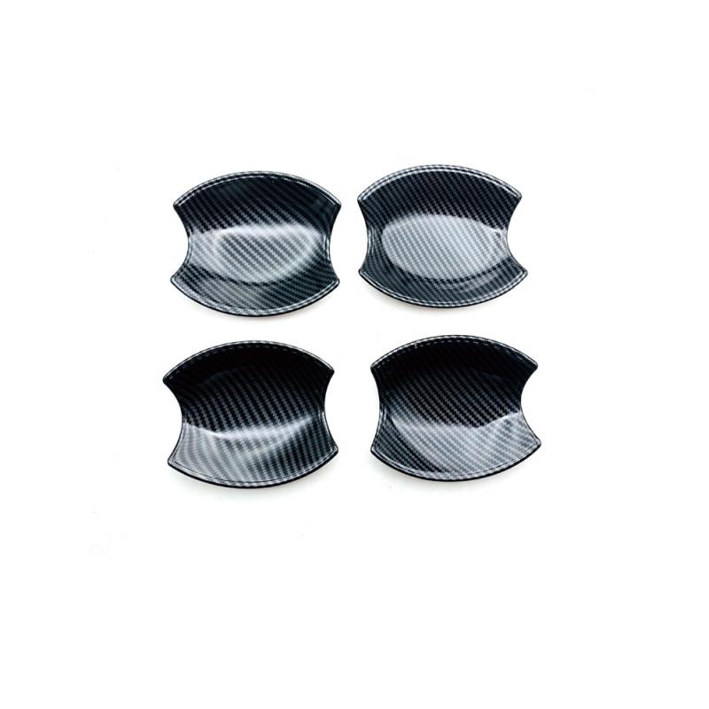 For Nissan Note E13    ABS carbonfiber Exterior Side Door Handle door Bowl sticker Cover Trim External accessories