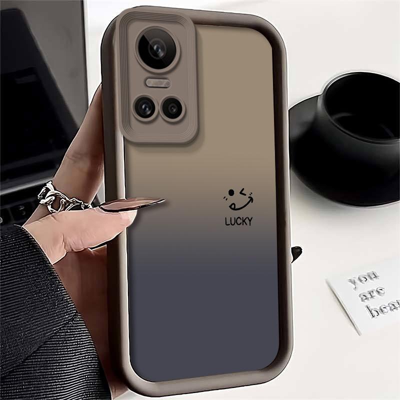 Simple Smiley Face Suitable for Realmegtneo3 Mobile Phone Case Matte Straight Edge