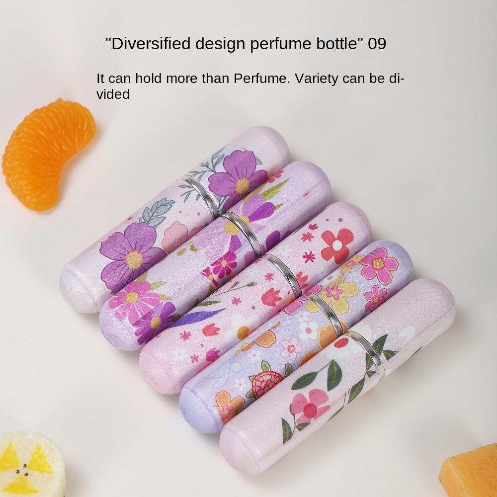 

5ML Perfume Bottle Floral Cosmetic Liquid Container Fashion Perfume Atomizer Bottle Travel 05