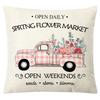 Pillow Nordic Linen Pillow Cover Spring Living Room Sofa Cushion Lumbar Cushion