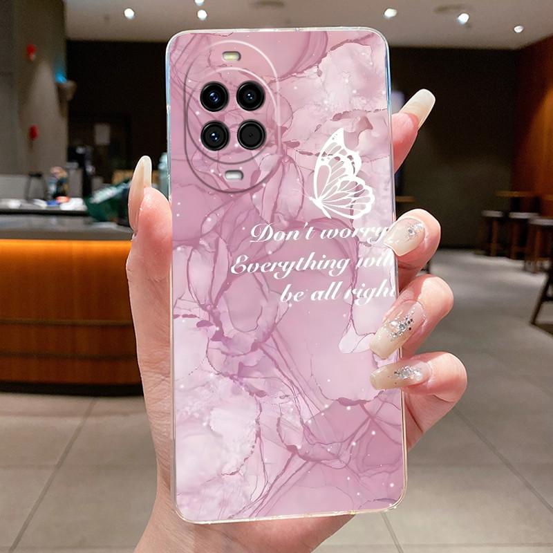 Nova14 Case Clear Luxury Fashion Butterfly Flower Soft TPU Silicone Back Cover For Huawei Nova 14 Pro Transparent Phone Cases
