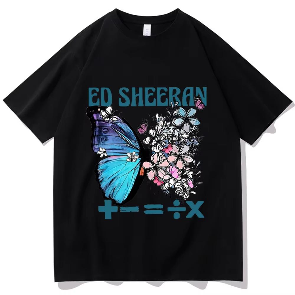 Summer Ed Sheeran Shirt The Mathematics Tour Shirt Ed Sheeran Merch Ed Sheeran Fan Gift Women ONeck Short Sleeve Shirts Unisex 2XL