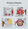 Aipinqi Grey Animal Baby Crib Soothing Toy and Bed Pendant.