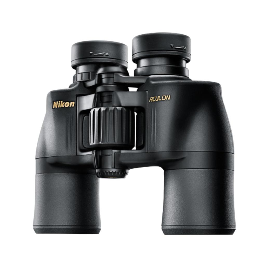 Nikon Aculon A211 10x42 Binoculars 8246 Black with Lens Pen Carrying Case Neck Strap and Lens Cloth High-Power Bird Watching Hunting Travel Zoom