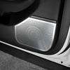 For Hyundai Santa Fe MX5 2024 2025 Stainless Steel Silver Auto Speaker Cover Car Subwoofer Grille Net Accessories LHD
