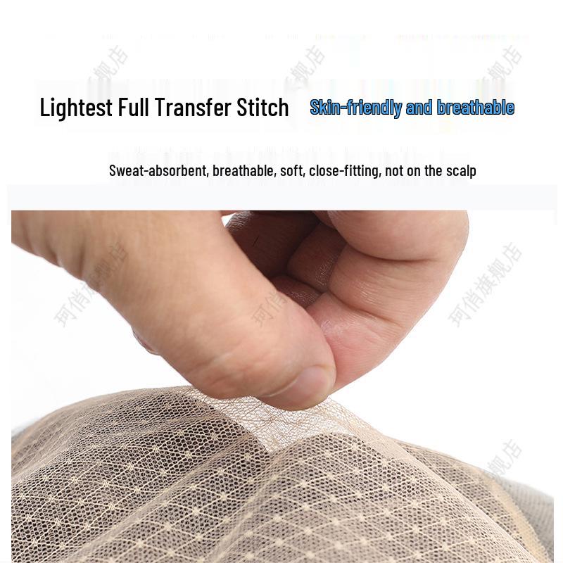 Men's Real Human Hair Short Wig – Invisible Hair Patch, Glue/Clip Option, Trimmed Top Piece