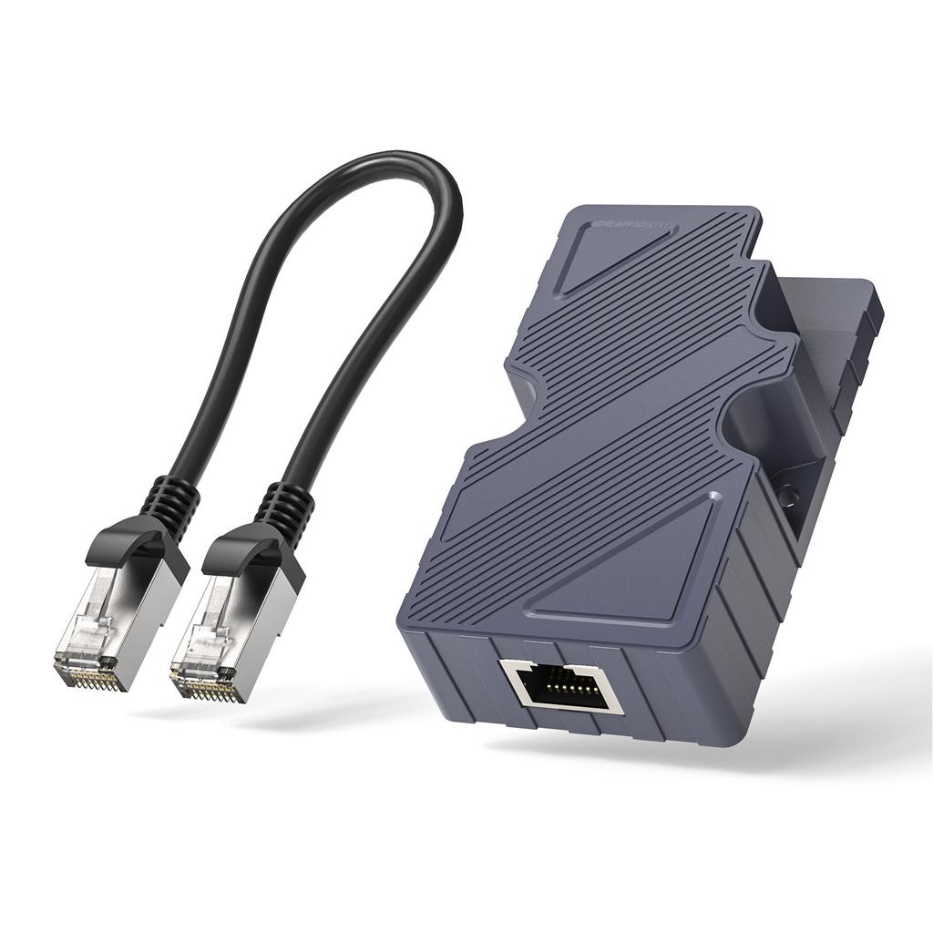 For Starlink Dishy V2 To RJ45 Adapter Ethernet Cord and Converter Kit with POE Injector T568B Pin 10 100 1000Mb S