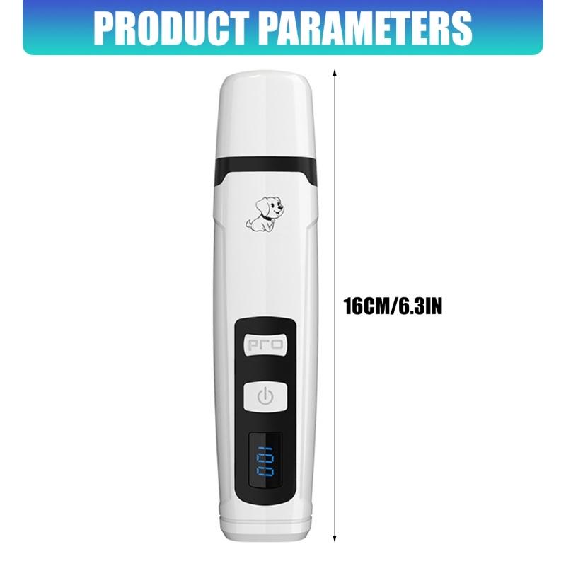 Electric Animal Nail Maintenance Device Having 3 Filing harbors Two preferences Strong Plastic Build For Precise Nail Care