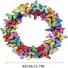Bow Ribbon Easter Eggs Wreath Easter Eggs Garland Door Ornaments Wall Decor Happy 2025 Easter Day Decor For Home Kids Favor