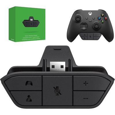 Adattatore per cuffie stereo per controller Xbox One e Xbox Series X|S, Adattatore per cuffie Regola volume, Microfono, Bilanciamento audio (Chat vocale e audio di gioco)
