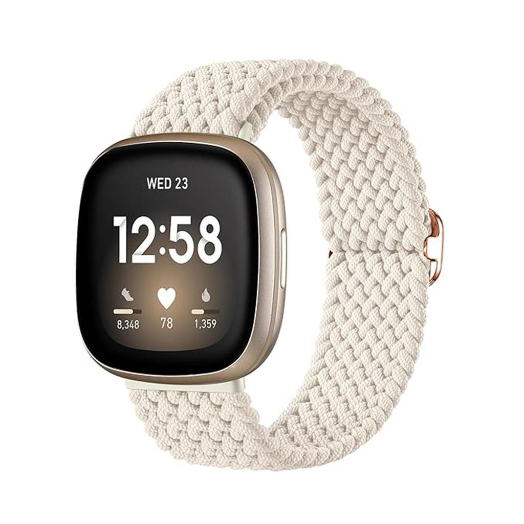 Weiches atmungsaktives verstellbares Schnellverschluss-Armband für Fitbit Versa4 3 Sense2 Versa2 Lite Sportband Herren Damen