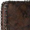 Pushy Bag Edge Chain Round Zipper Long Wallet 119 OLN119-Q Bronze