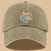 Washed Cotton Baseball Cap Mountain River Sun Print Outdoor Casual Sun Hat for Unisex Women