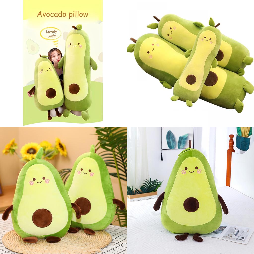 Long Plush Avocado Pillow Perfect Christmas Gift For Girls Boys