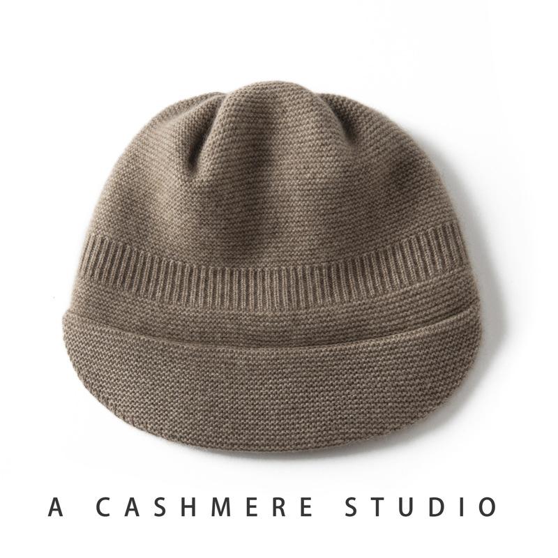 Cashmere Cap Children's Fashion Versatile Knitted Baseball Cap Autumn and Winter Warm Knitted Headgear
