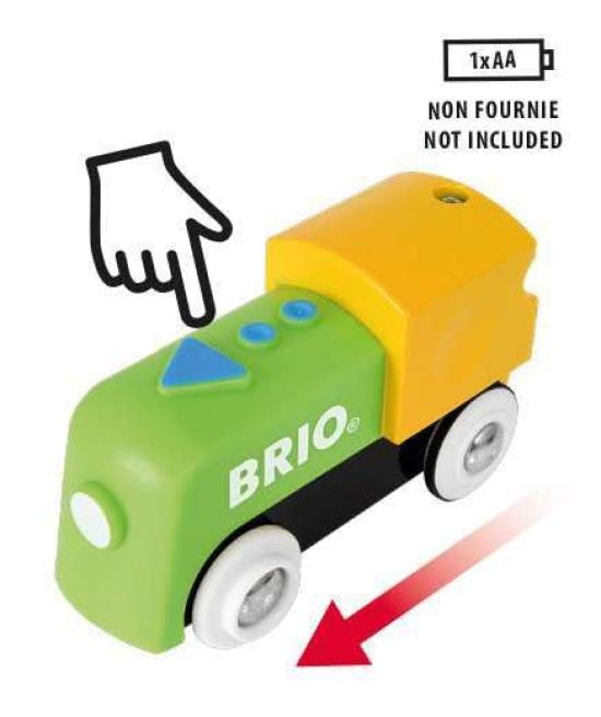 Brio My First Power Locomotive for Ages 18 Months and Wooden Toy Gift 33705, Up. [Toy, Locomotive, Car, (Birthday/Christmas)]