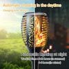 1pcs Solar Flame Ground Plug Light, 12led Torch Light, Outdoor Courtyard Garden Decoration Landscape Light, Waterproof Lawn Light