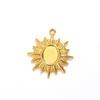 Golden Marine Life Charms: Stainless Steel Shell and Starfish Necklace and Bracelet Pendants