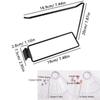 Nail Art Display Shelf False Nail Display Photo Stand Gel Nail Polish Card Display Stand Nail Storage Showing Shelf Tool