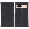 For Google Pixel 8a Case PU Leather Calf Texture Business Style Magnetic Closing Phone Cover