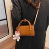 2024 Boston Contrast Color Handbag: Versatile, Fashionable Pillow Shoulder & Crossbody Bag for Women
