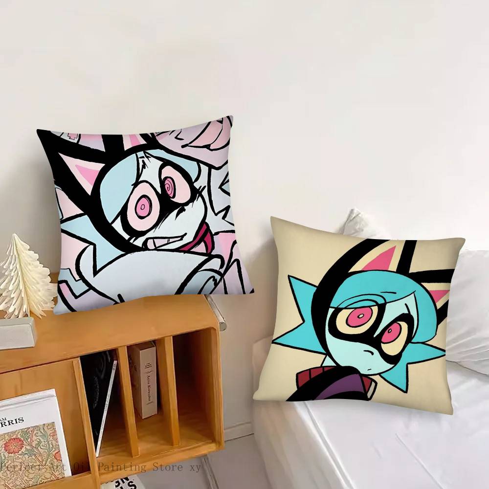 1Pc Psychocuties Pillow Case Fashion Square Pillowcase Bedroom Sofa Room Ins Decoration Leisure
