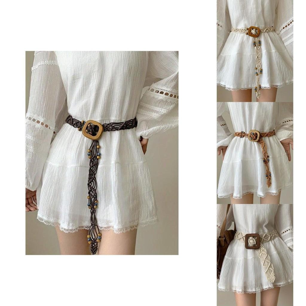 Bohemian Waist Fashionable Accessories For Women Featuring Versatile Wax Rope Design For Everyday Use