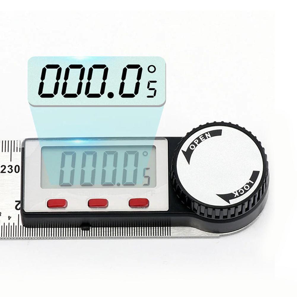 Přenosné elektronické digitální úhlové pravítko profesionální nástroj pro měření úhlů pro tesaře