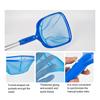 Pool Skimmer Rake with Adjustable Pole Fine Mesh Pool Leaf Catcher Detachable Leaf Net for Cleaning Pools Spas Hot Tubs Fountains