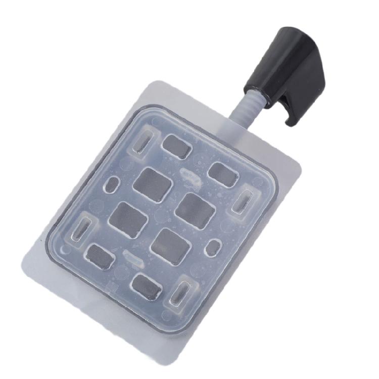 Adjustable Angle Wall Mounted Shower Head Holder No Drill Installation Strong Adhesive Bathroom Shower Head Bracket Rack