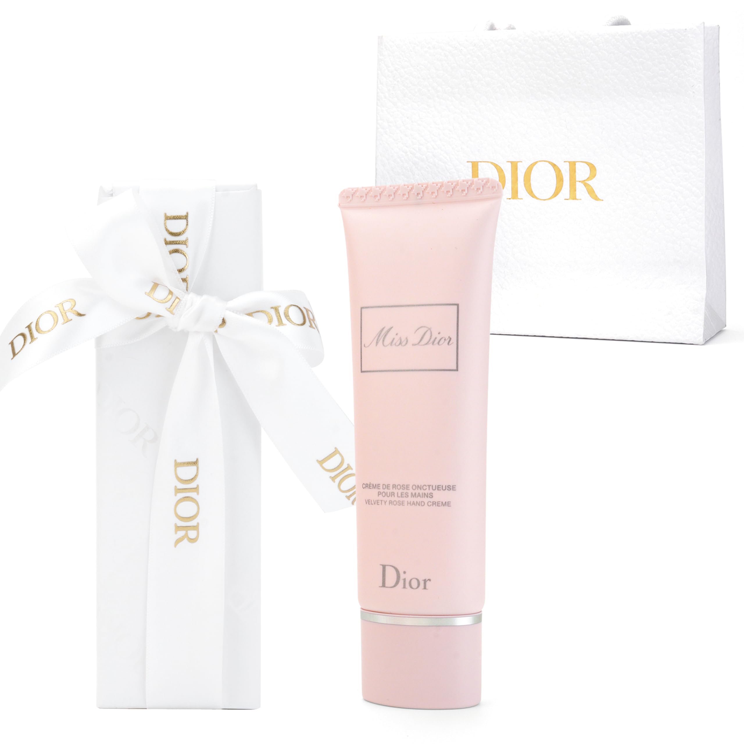 

DIOR Miss Dior Hand Cream Perfect for hand body skin and Includes a shopping bag and original paper and [Officially Gift-wrapped] 50ml. care, care,