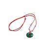 Hetian Jade Style Ping An Kou Pendant - Unisex High-Quality Imitation Afghan Jade Buckle Ornament