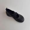 One Pedal Big Head Silver Soft Sole Small Man Runaway Platform Shoes Women's New Cross Strap Mary Jane Shoes