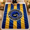Flannel BlanketParramatta Eels Warm Soft Throw Blanket for Indoor Sofa Bed Living Room Use