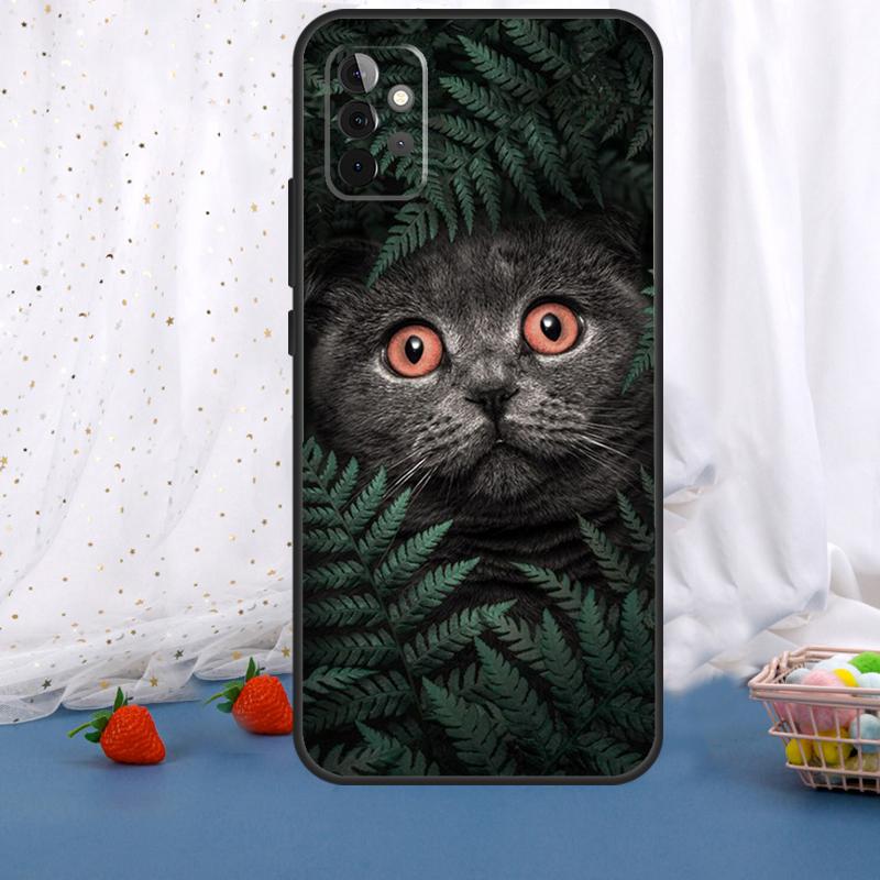 British Shorthair Cat For Samsung Galaxy A36 A26 A16 A05 A06 A54 A34 A14 A22 A32 A52 A55 A35 A15 A53 A13 A56 Case