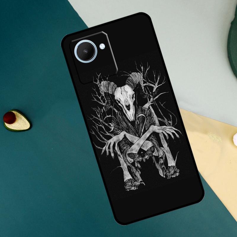 Devil Satan Dark Art For Realme 9 10 11 Pro Plus GT Neo 5 3 3T C11 C15 C25s C21Y C30 C31 C33 C35 C53 C55 Case