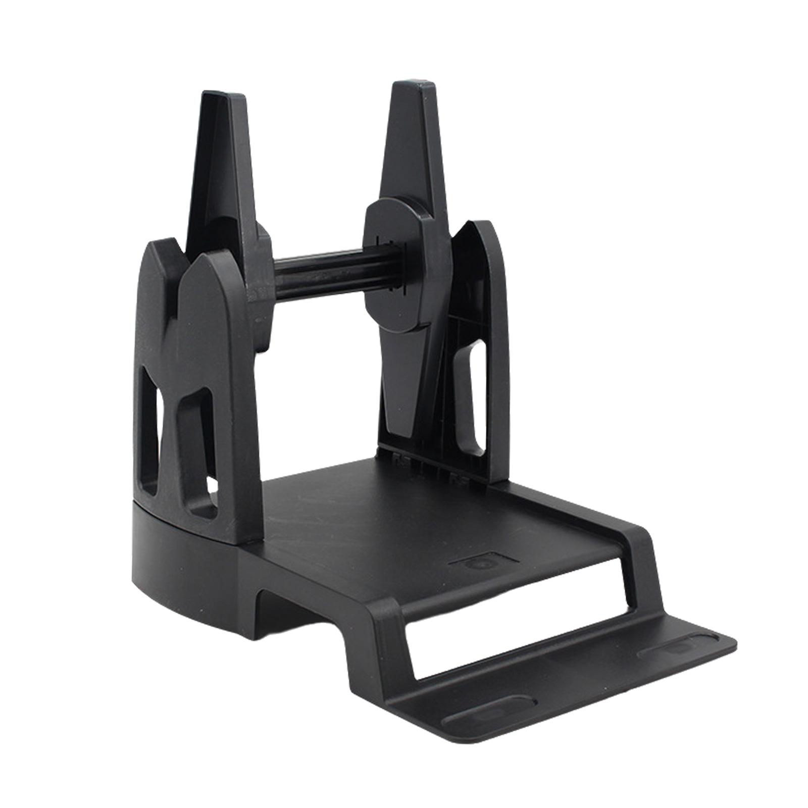 

Термодержатель для рулонных и фальцованных этикеток Держатель для транспортных этикеток Бизнес-принадлежности для настольного принтера этикеток чёрный