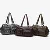Simple and versatile messenger bag, multi-pocket zipper handbag, women's large-capacity commuter shoulder tote bag
