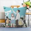 A Silent Voice Anime Kissenbezug Auto Wurfkissenbezug für Sofa Auto Weihnachtsgeschenk 40x40cm 45x45cm
