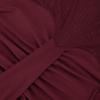 European & American Women's Spring/Summer 2026 Elegant High Neck Sleeveless Slim Fit Long Ruffled Mesh Dress