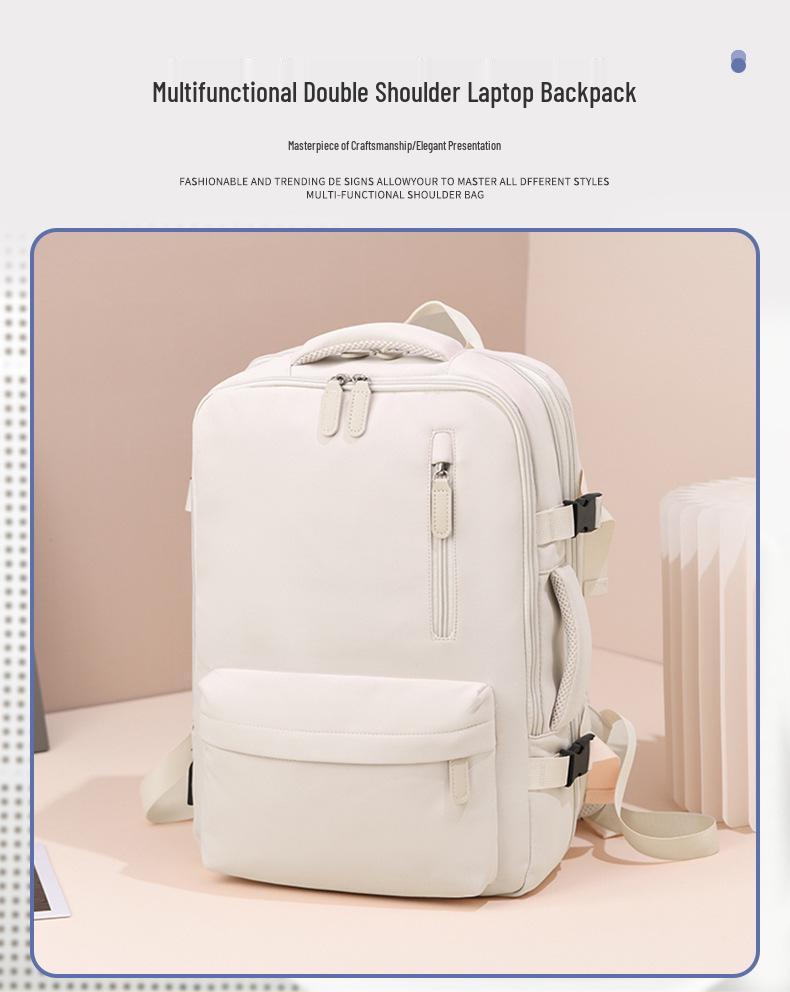 Expandable Large Capacity Backpack for Students and Commuters - Suitable for Travel, Laptops, and Daily Use