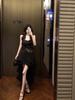Women's Strapless Ruffle Dress: Summer Seaside Vacation with Irregular Swallowtail Hem