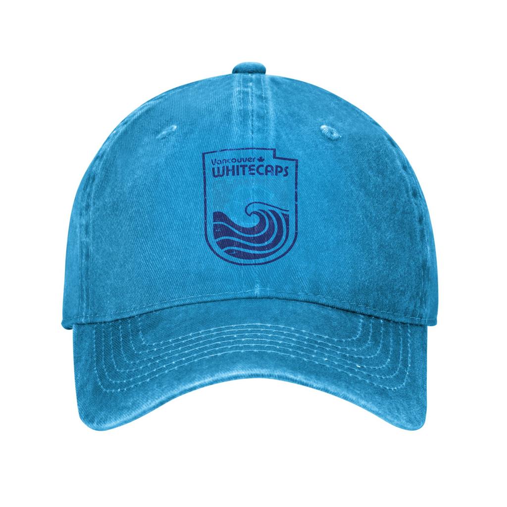 Vancouver Whitecaps Defunct Vintage Soccer Trendy Matching Baseball Cap Upf ParentChild Outfits Denim Outdoor Hat