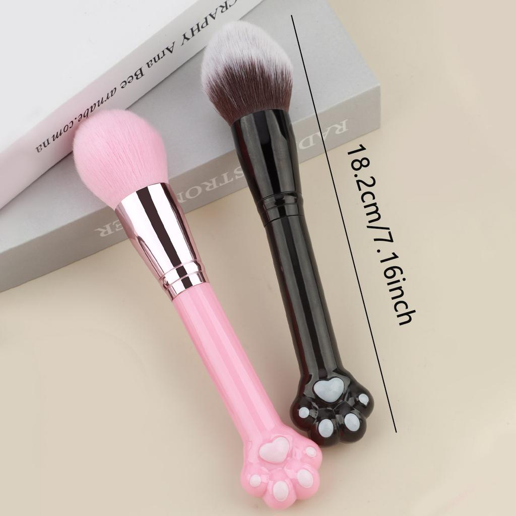 New Single Cat Claw Loose Powder Brush Oversized Flame Brush Multi-functional Makeup Brush Soft Brush Beauty Tool