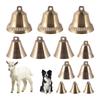 1 Pc Cattle And Sheep Brass Bell Livestock Horse And Dog Grazing Bell Anti-lost Pure Copper Imitation Rust Sound Loud Farm Bell