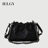 Diamond Chain Bag Fashionable Texture Shoulder Bucket Bag