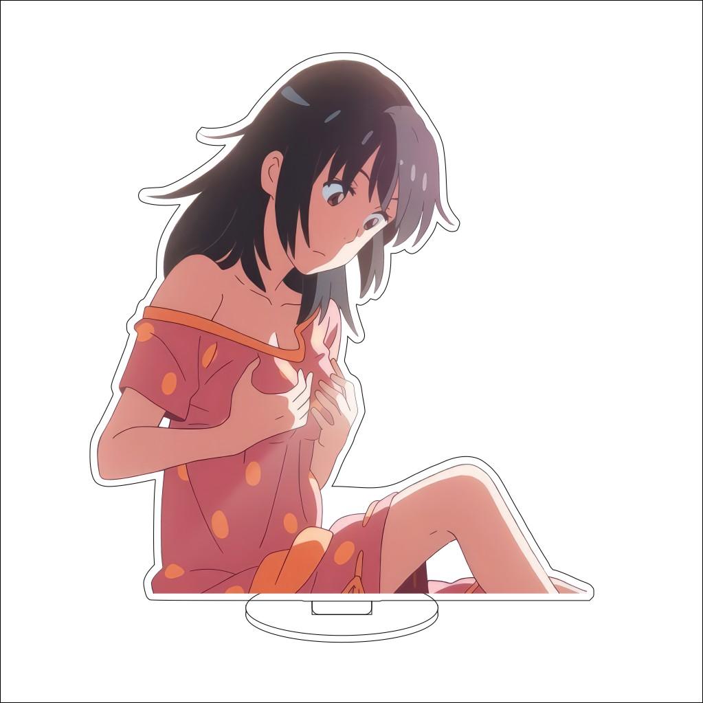 16CM Anime Your Name Cosplay Acrylic Stand Ornaments Okudera Miki Natori Sayaka Tachibana Taki Figure Stand Halloween Gifts