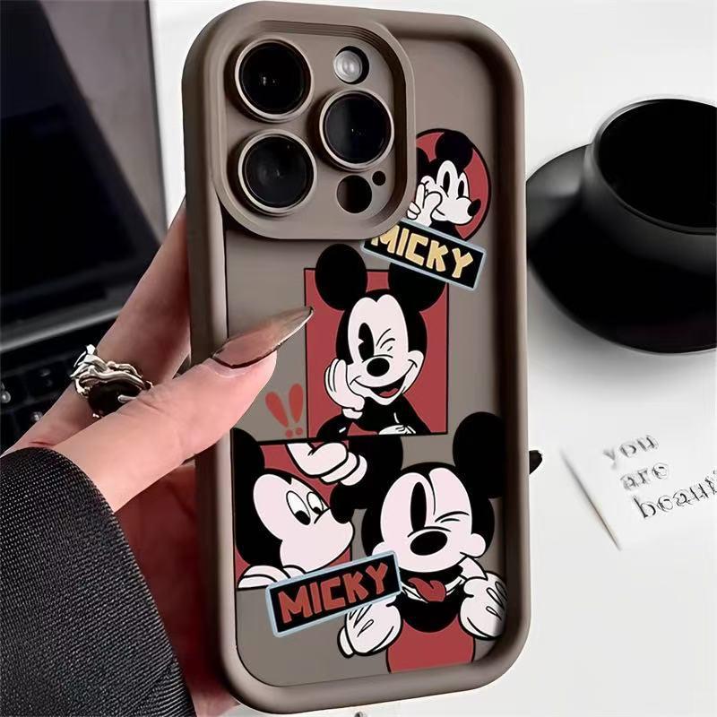 Mickey Apple-Compatible Phone Case for iPhone 12-17 Pro Max Series