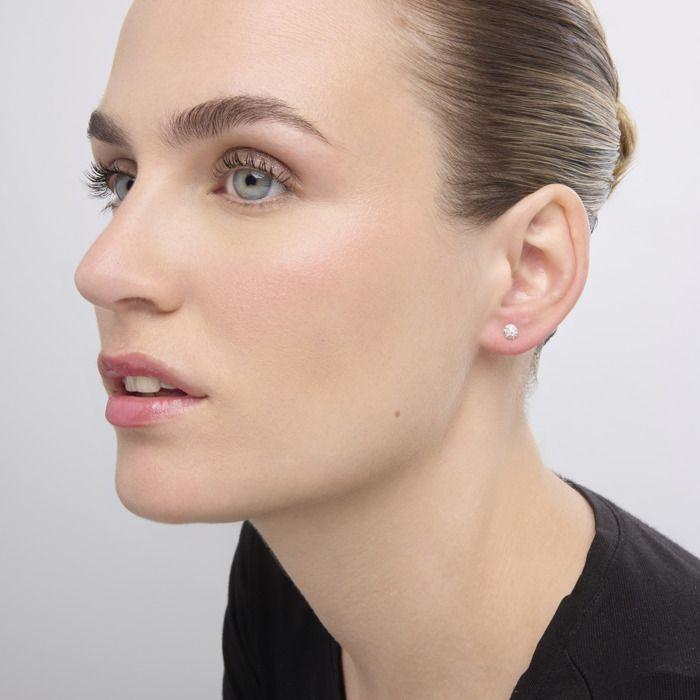 Boucles d'oreilles - LUXENTER - Chikra - Argent sterling - Oxyde de zirconium pavé - Femme
